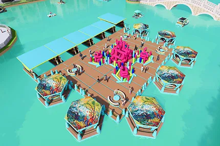 水上智能打卡点